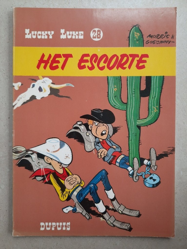 Lucky Luke - Het Escorte 1971, Eén stripboek, Ophalen of Verzenden, Zo goed als nieuw