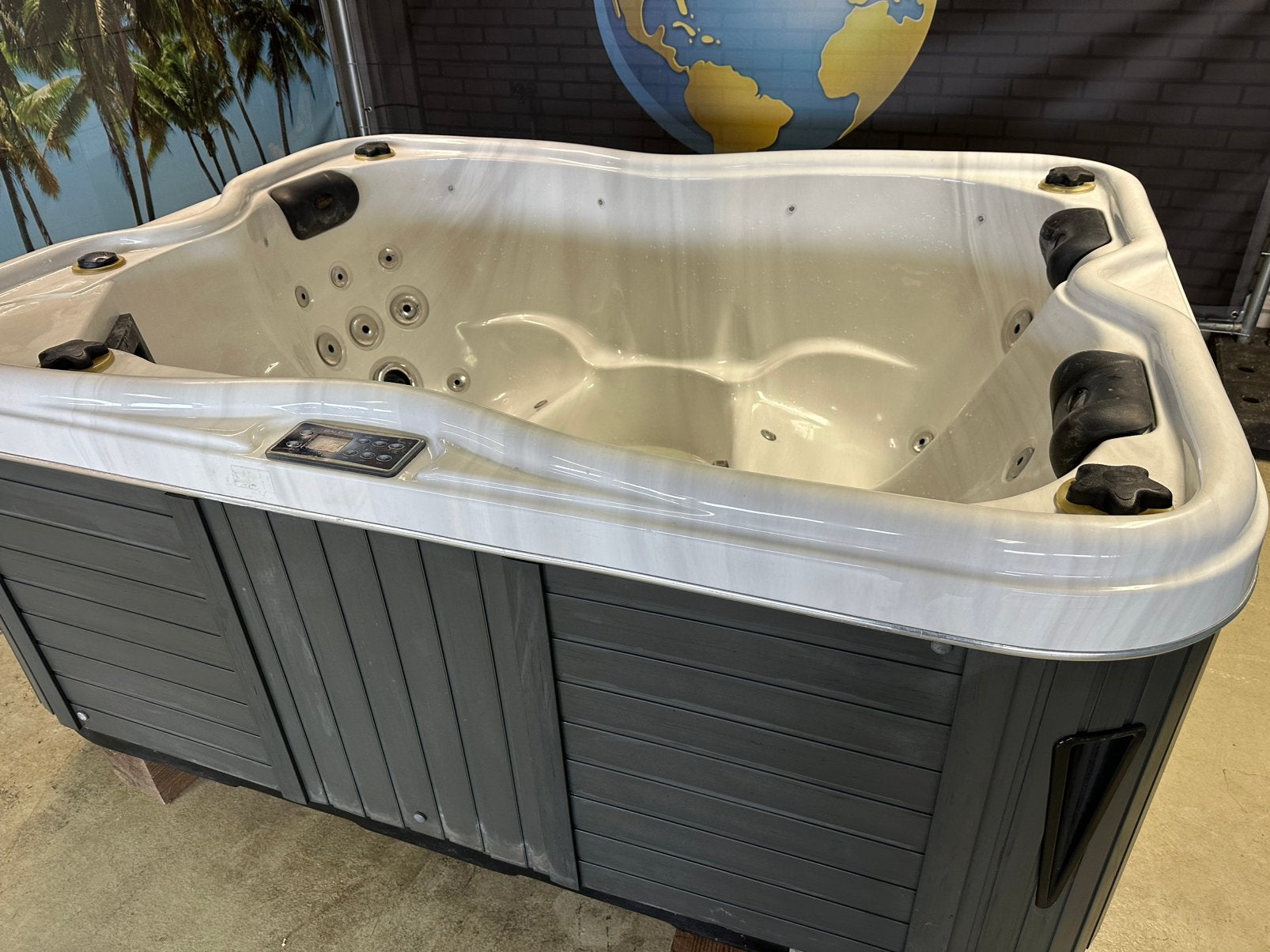 Passion Renew 3 persoons jacuzzi, Tuin en Terras, Bubbelbaden en Hottubs, Ophalen of Verzenden, Zo goed als nieuw, Filter