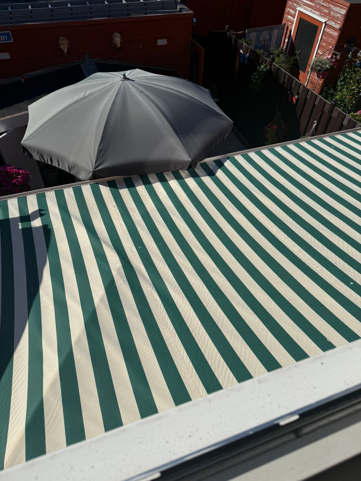 Venvo zonnescherm, Tuin en Terras, Zonneschermen, Ophalen, Gebruikt, 450 cm of meer, Elektrisch
