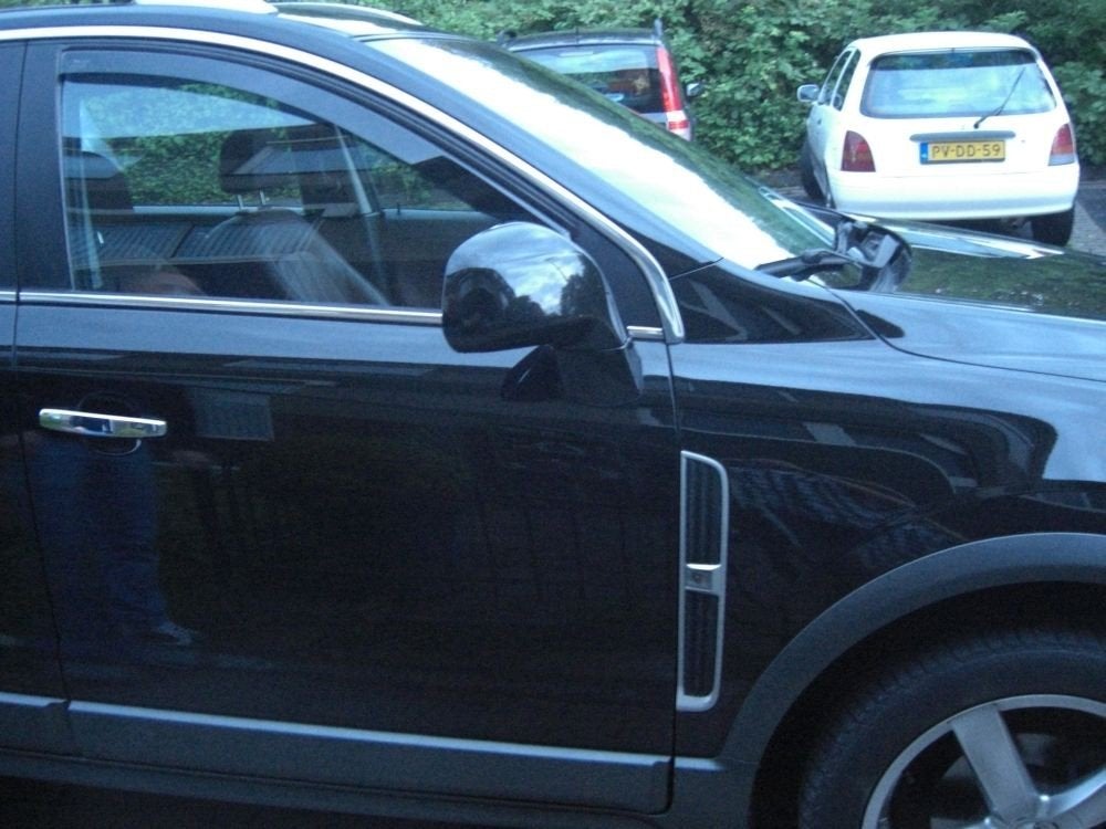 Opel Antara donkere zijwindschermen raamspoilers visors, Ophalen of Verzenden, Nieuw