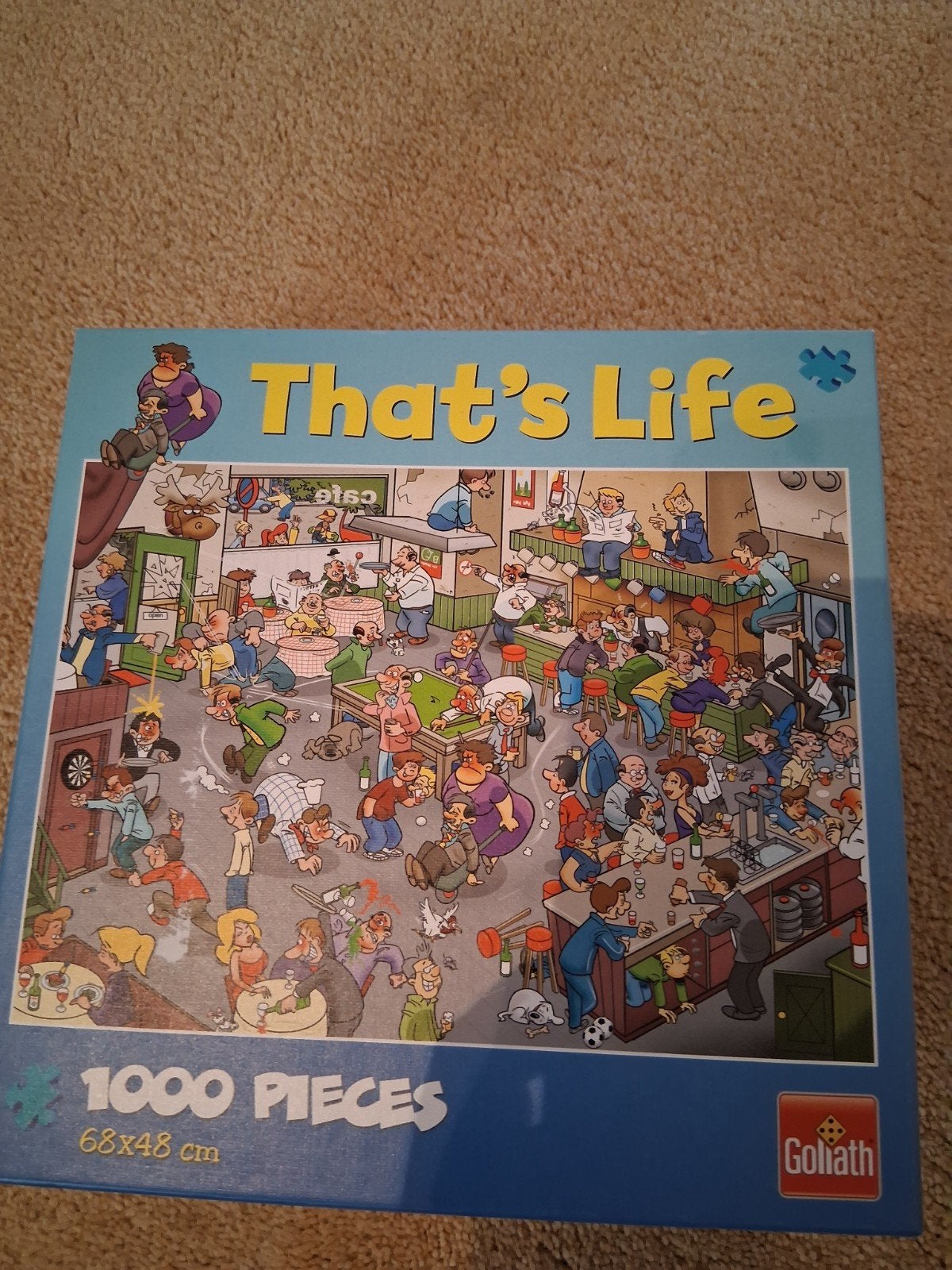 That's Life 1000 stukjes legpuzzel - Goliath, Ophalen of Verzenden, 500 t/m 1500 stukjes, Gebruikt, Legpuzzel