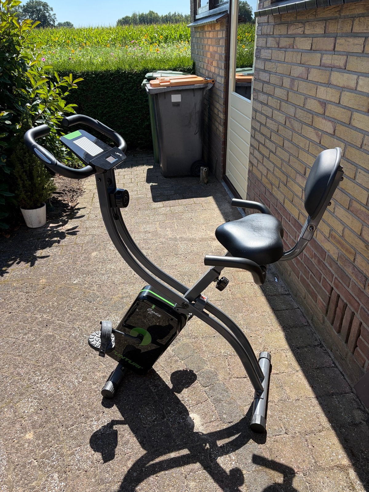 Tunturi Cardio Fit B25 Hometrainer - Zo goed als nieuw, Ophalen, Kunststof, Zo goed als nieuw, Benen