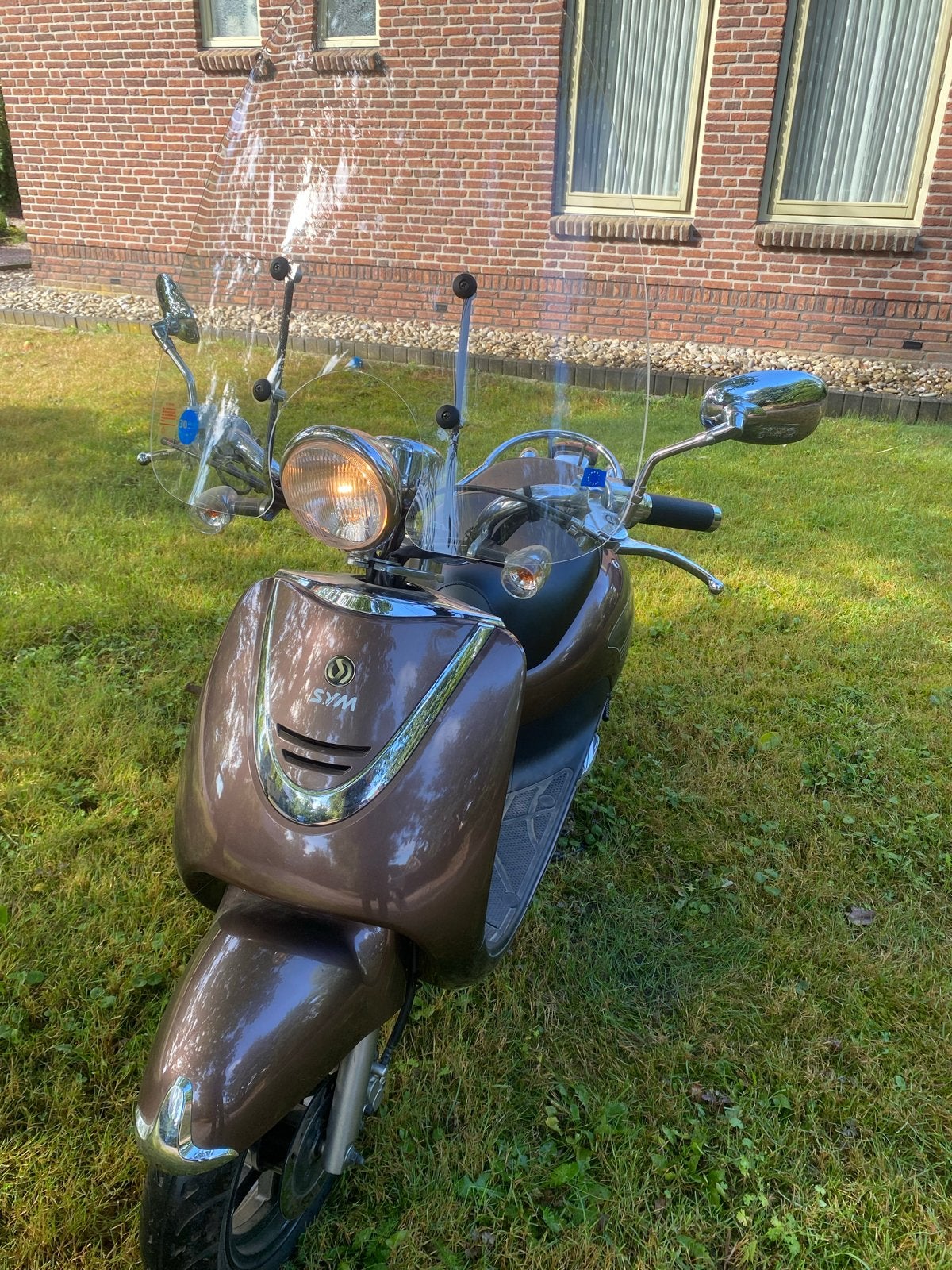 Sym Allo Scooter - Bruin, Zo goed als nieuw, Ophalen, Maximaal 45 km/u, Allo, Zo goed als nieuw
