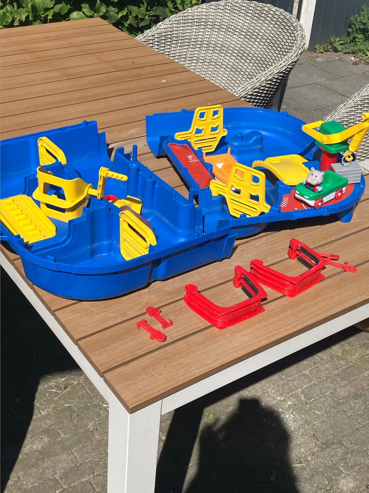 Aquaplay Lock box 1516 Waterbaan speelset met accessoires, Ophalen, Gebruikt, Jongen of Meisje