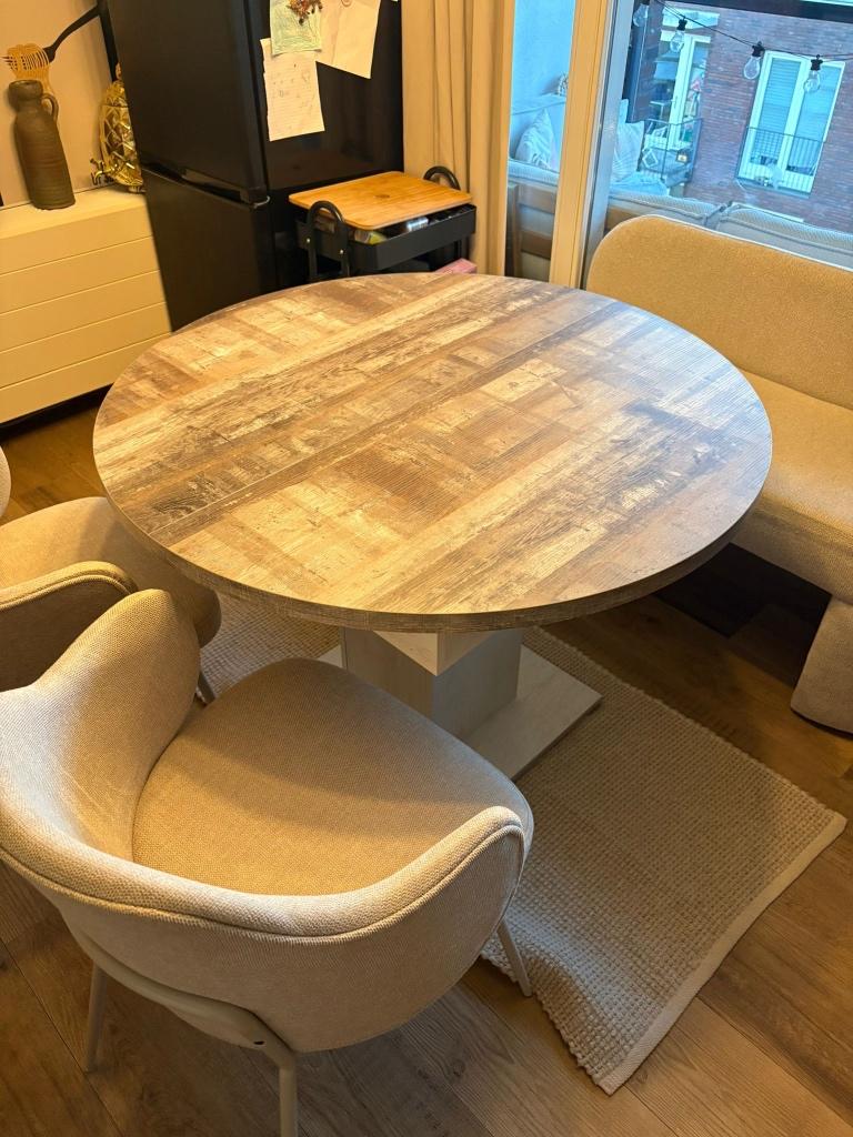 Eettafel, Ophalen, Gebruikt, 200 cm of meer, 50 tot 100 cm