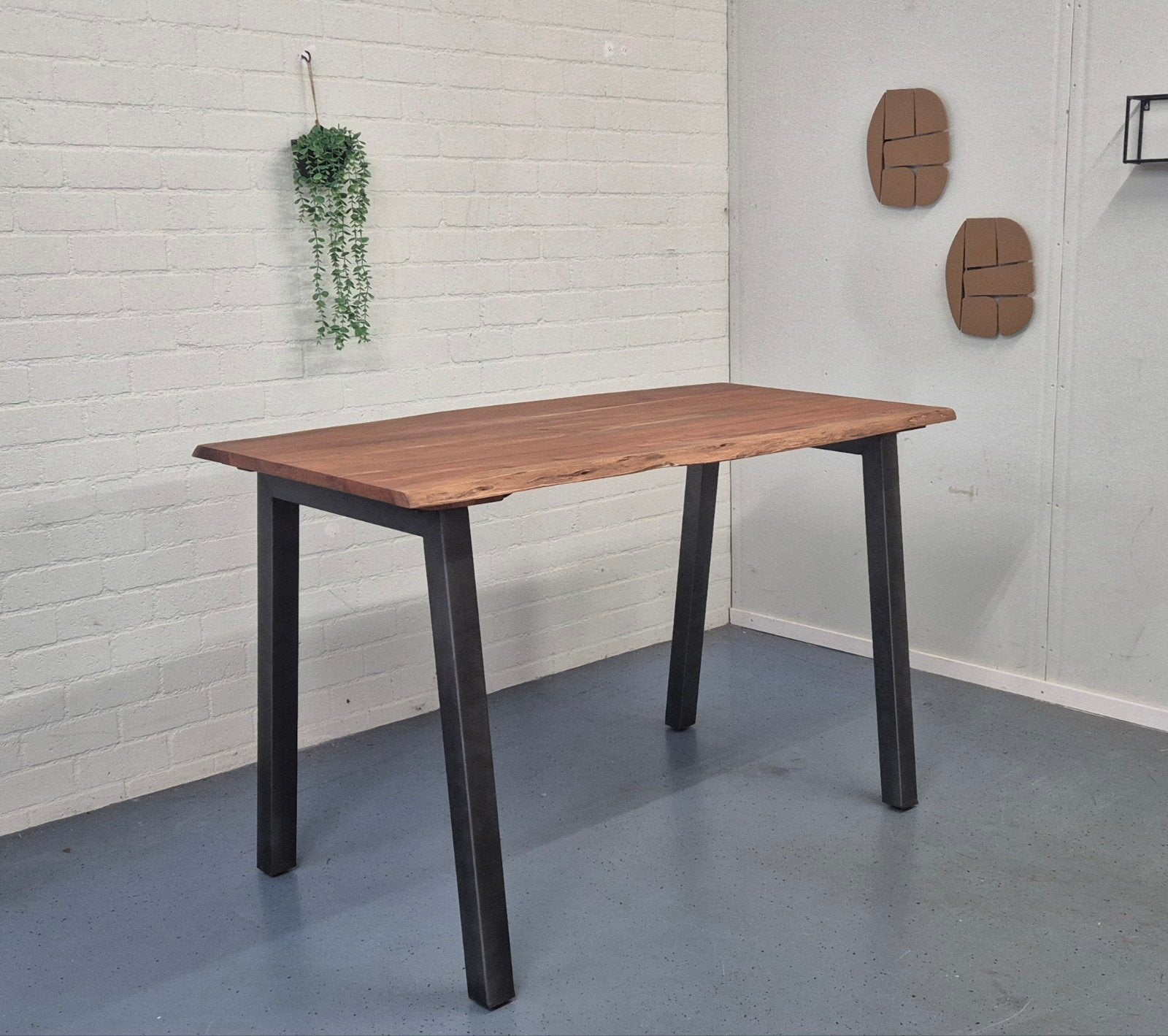 Nieuwe bar tafel/ eettafel 147x85 | Faillissement verkoop, Ophalen, ., 50 tot 100 cm, Vijf personen of meer
