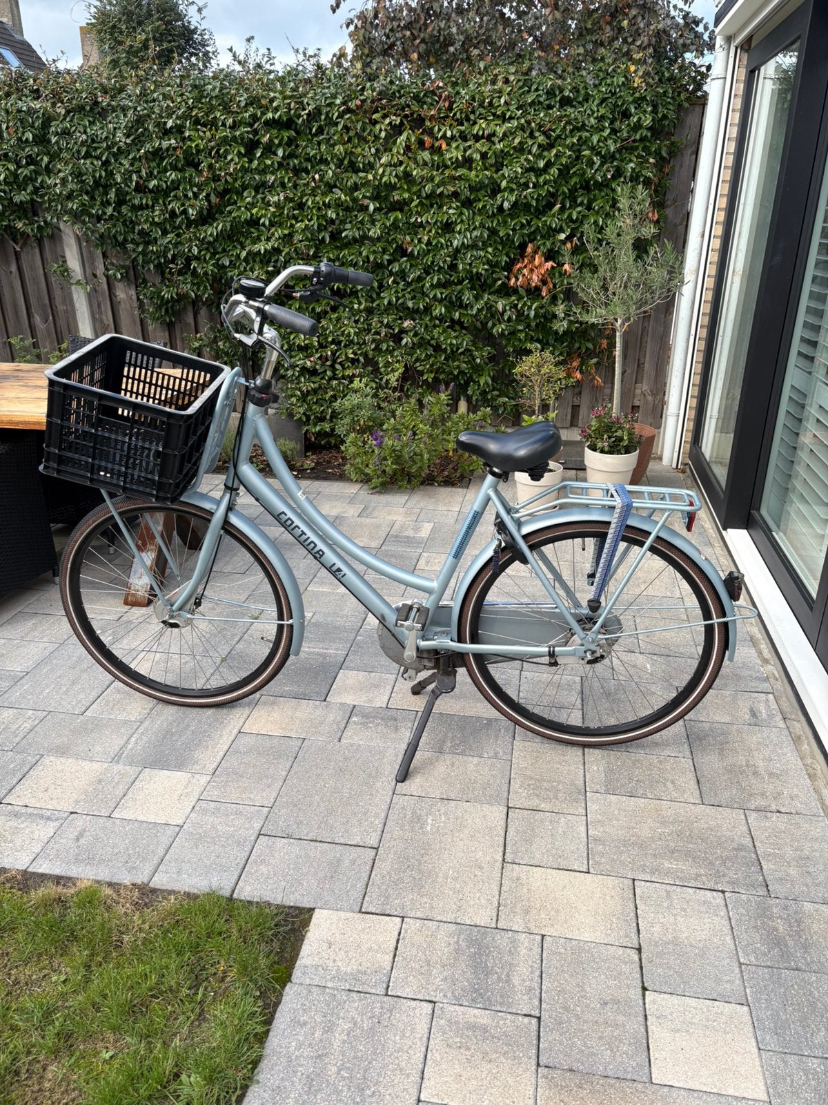 Cortina Damesfiets U4 Family, Versnellingen, 56 cm of meer, Zo goed als nieuw, Trommelrem