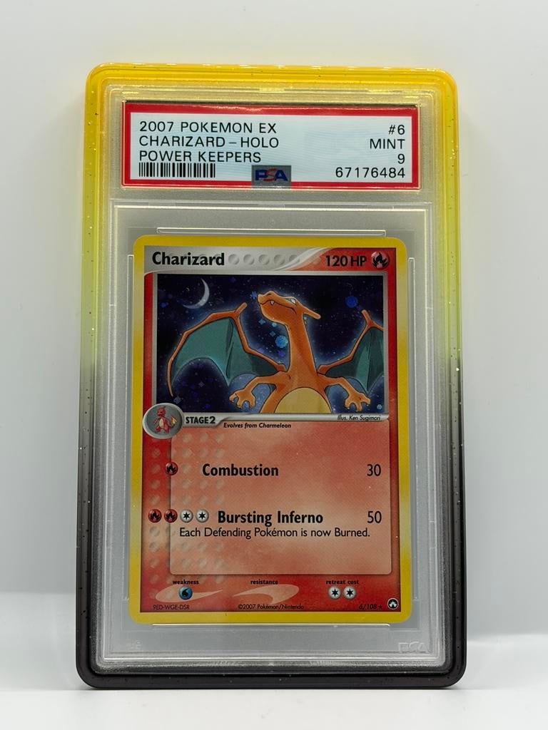 Charizard 6 psa 9, Ophalen of Verzenden, Zo goed als nieuw