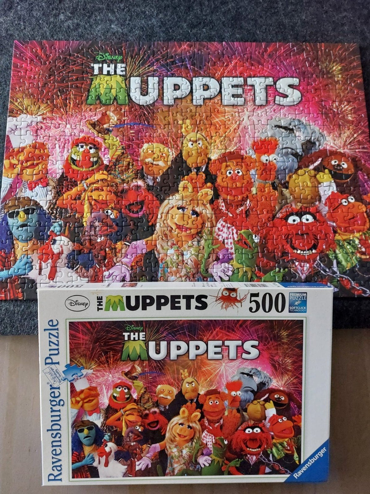 Ravensburger The Muppets Legpuzzel 500 stukjes, Ophalen of Verzenden, 500 t/m 1500 stukjes, Zo goed als nieuw, Legpuzzel