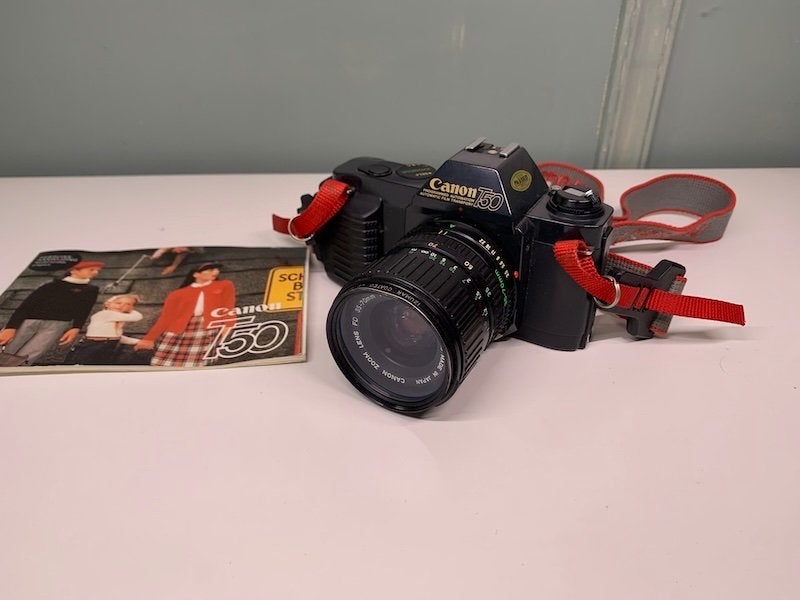 Canon T50, Ophalen of Verzenden, Gebruikt, Spiegelreflex, Canon