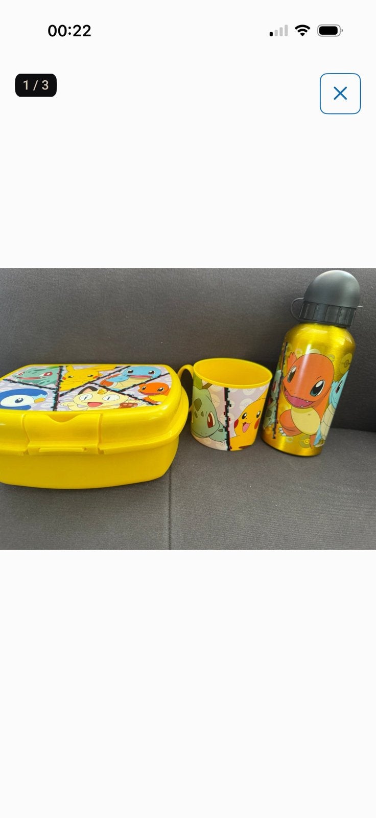 Pikachu lunch trommel, Ophalen of Verzenden, Nieuw