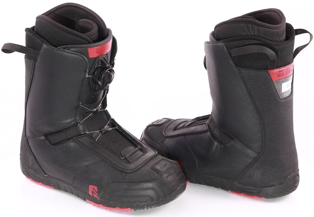 45,5 EU snowboardschoenen NIDECKER ANSR BOA, BLACK/red, Verzenden, Gebruikt, Schoenen