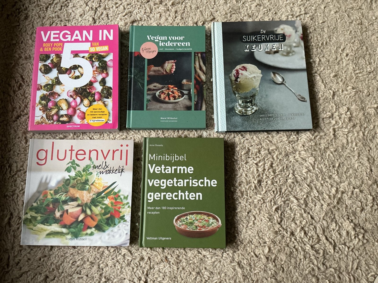Kookboeken: Vegan, Glutenvrij, Suikervrij & Vetarm giro 555, Ophalen of Verzenden, Gelezen, Voorgerechten en Soepen, Gezond koken
