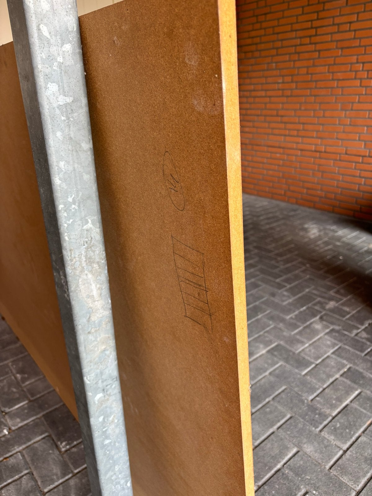 MDF Plaat 300x120 cm, 18 mm dik, Ophalen, Minder dan 25 mm, Overige typen, Nieuw