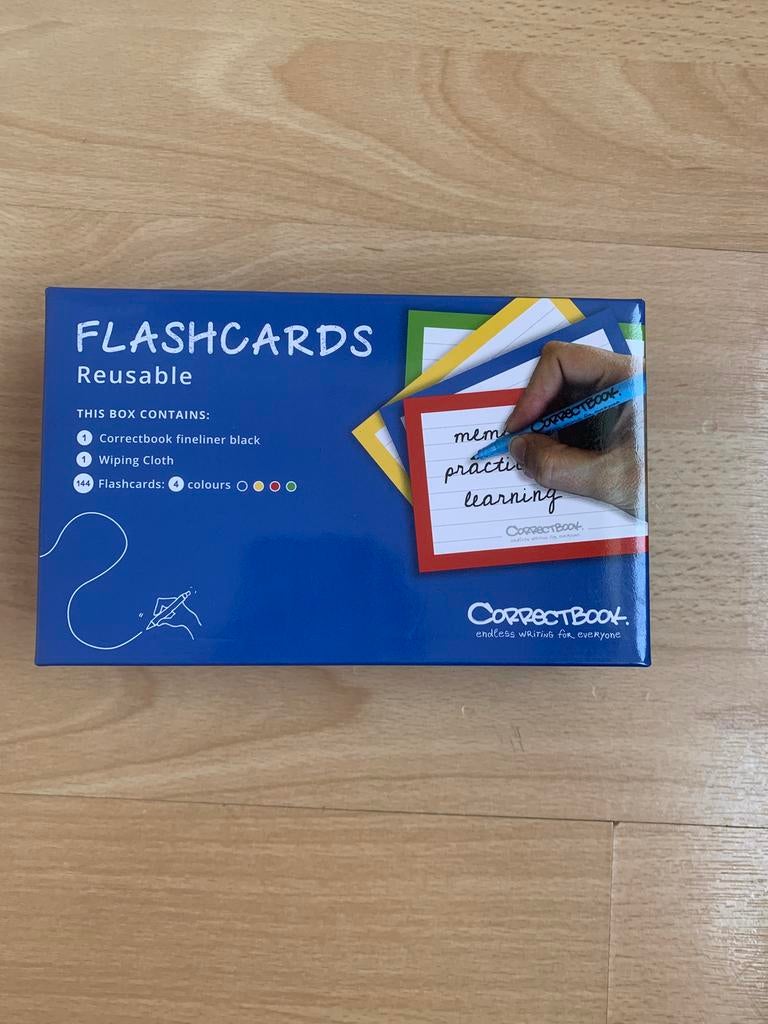 Flashcards Correctbook, Diversen, Schoolbenodigdheden, Ophalen of Verzenden, Zo goed als nieuw