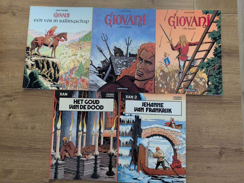 Stripboeken Giovani en Xan, Meerdere comics, Ophalen of Verzenden, Zo goed als nieuw, Europa