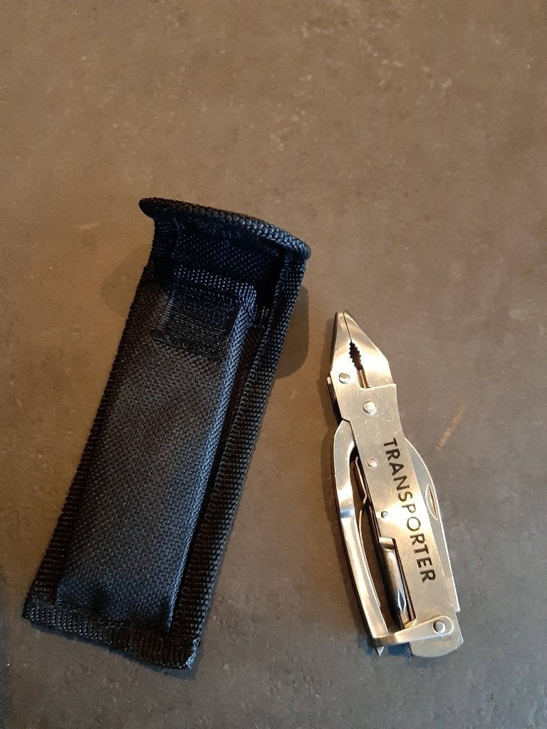Nieuw Transporter zakmes in etui, Caravans en Kamperen, Kampeergereedschap, Ophalen of Verzenden, Nieuw
