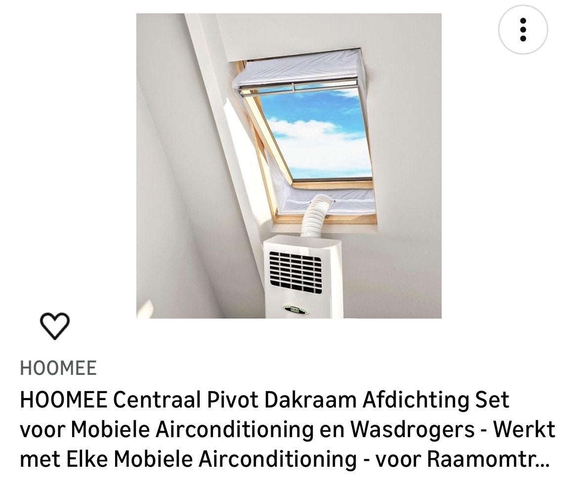 Dakraam Afdichting Set voor Mobiele Airconditioning en Wasdr, Witgoed en Apparatuur, Ophalen, Minder dan 60 m³, 3 snelheden of meer