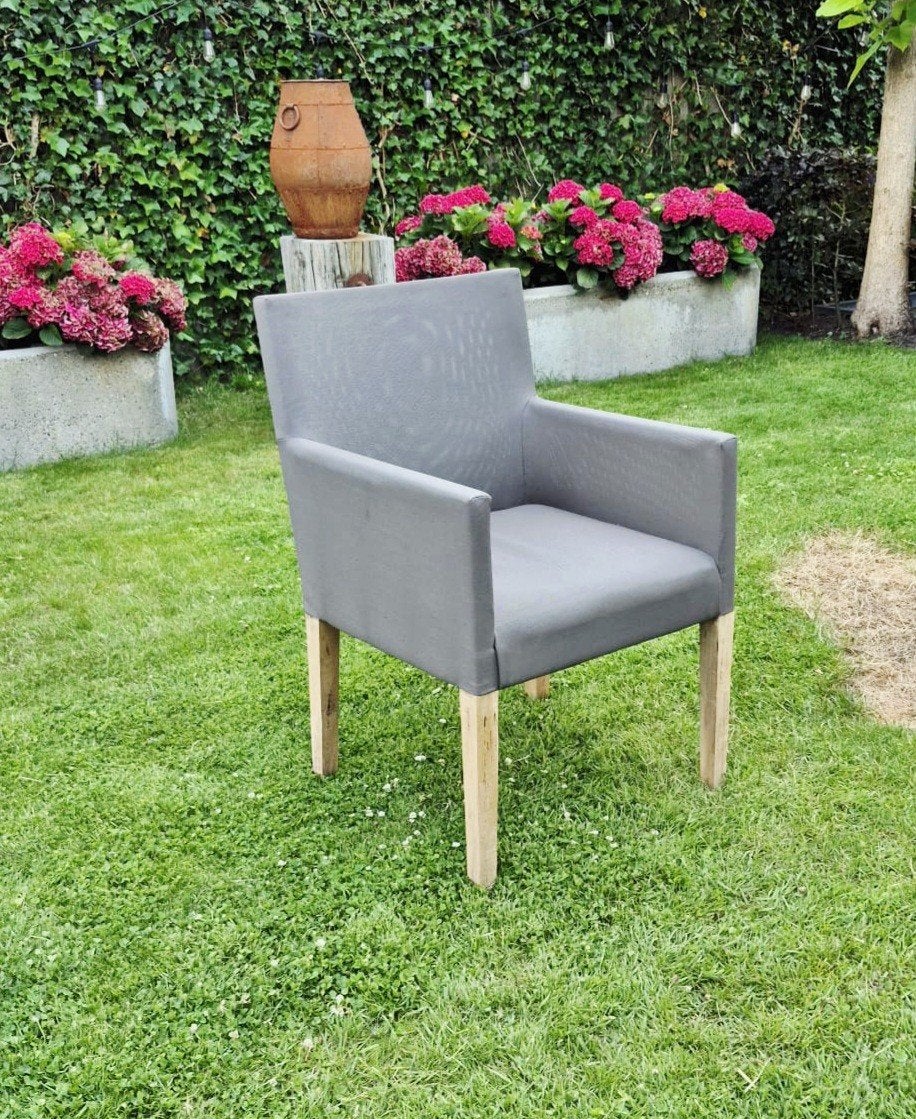 6 Heerlijke tuinstoelen "All wheather", Ophalen, Zo goed als nieuw, Aluminium