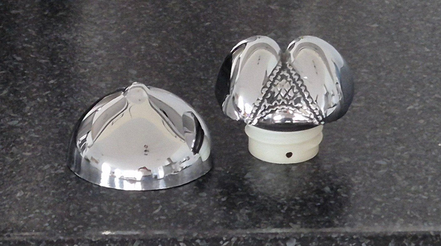 Harley Davidson tankdop en tankdop cover, Ophalen, Gebruikt