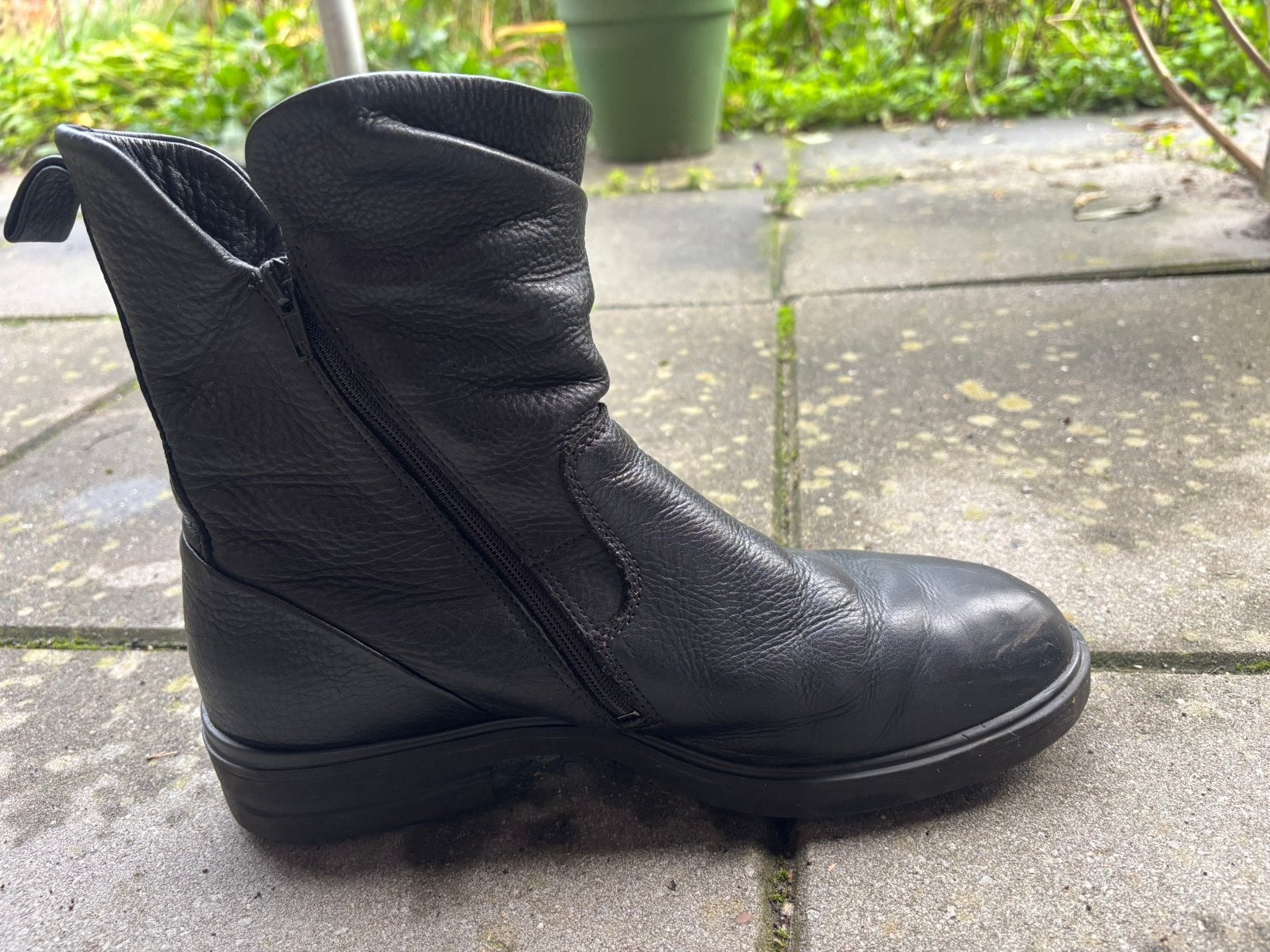 Laarsjes Ecco 42, Kleding | Dames, Zwart, Lage of Enkellaarzen, Ophalen of Verzenden, Gedragen