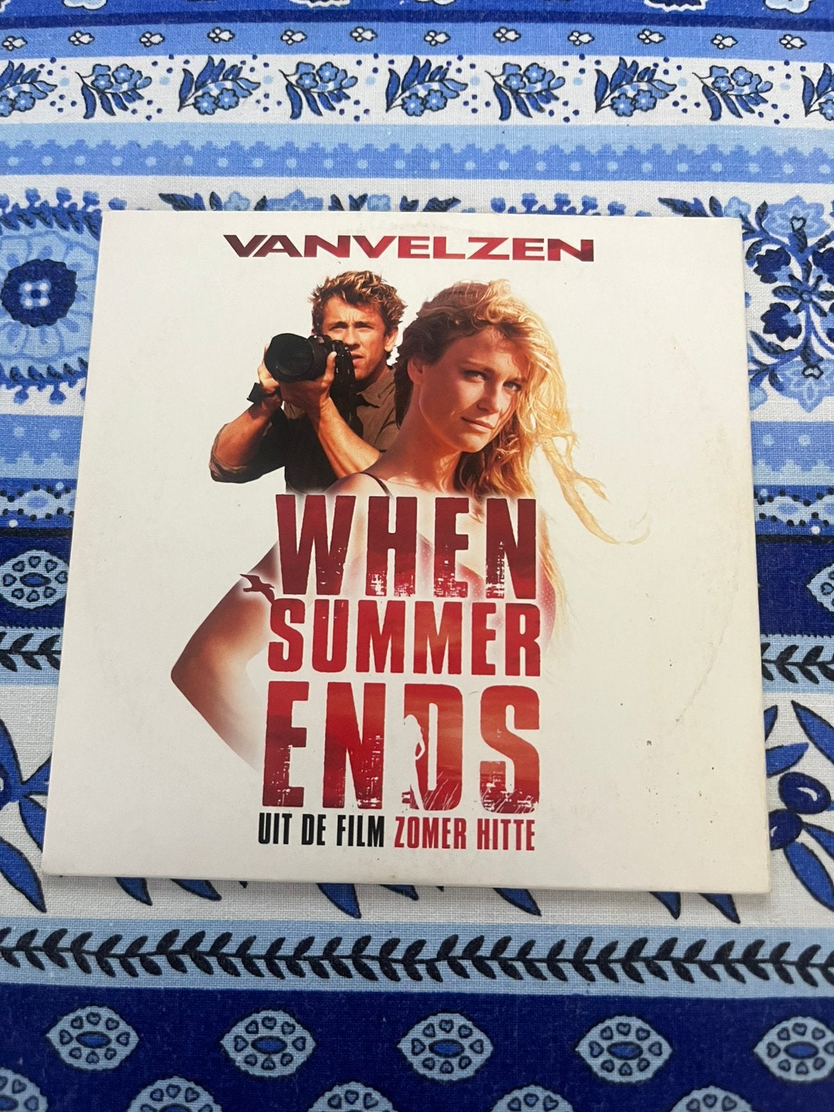 CD Single When Summer Ends - Van Velzen, Verzenden, Zo goed als nieuw, Pop