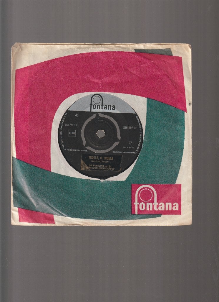 THE LIGHTTOWN SKIFFLE GROUP  --  TROLA,  O  TROELA, Gebruikt, Verzenden, Originele persing, 7 inch