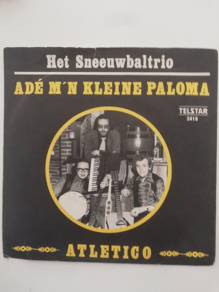 HET SNEEUWBALTRIO  ---  ADÉ M'N KLEINE PALOMA--, Ophalen of Verzenden, Zo goed als nieuw, Overige formaten, Levenslied of Smartlap