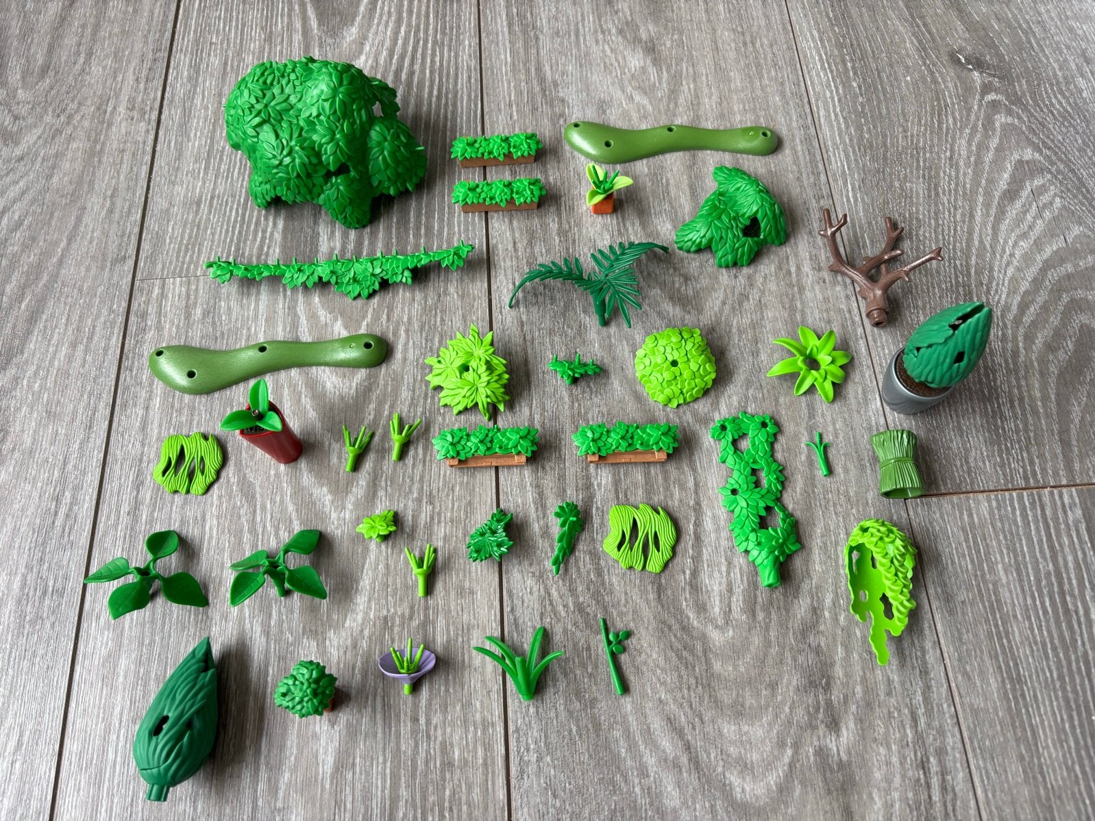 Playmobil losse onderdelen groen - planten en struiken, Ophalen of Verzenden, Gebruikt, Losse onderdelen, Overige typen