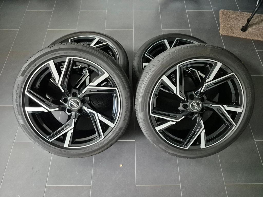 20 inch Audi Velgen met Hankook Ventus S1 Evo2  banden, Auto-onderdelen, Banden en Velgen, Ophalen, Gebruikt, 255 mm, Banden en Velgen