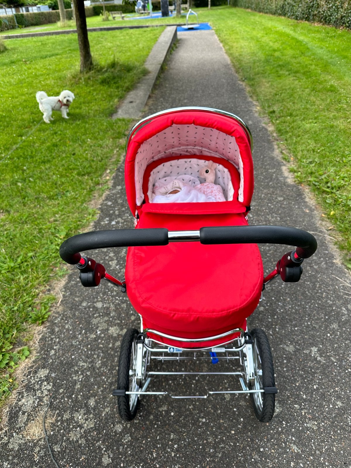 Hesba Luxe Kinderwagen – Made in Germany | Uitstekende Staat, Luchtbanden, Zo goed als nieuw, Ophalen, Kinderwagen