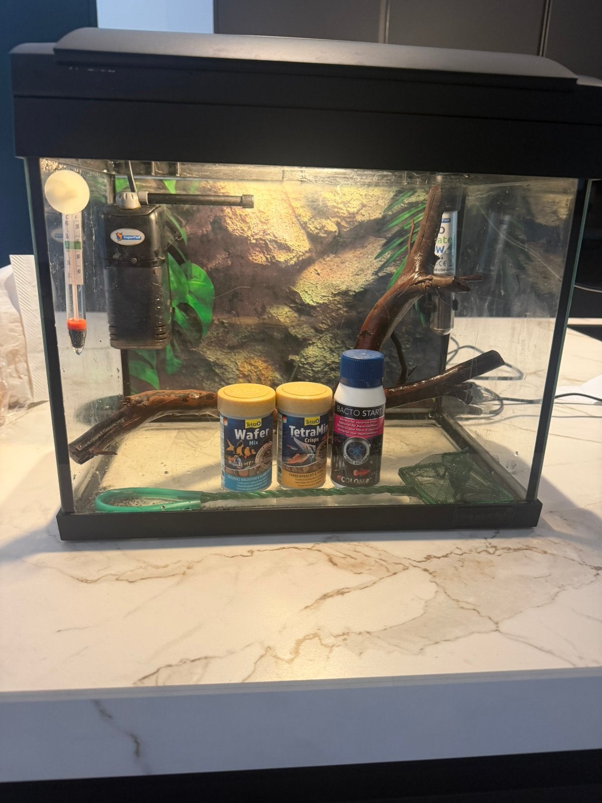 Aquarium 20 liter, Ophalen of Verzenden, Zo goed als nieuw, Leeg aquarium
