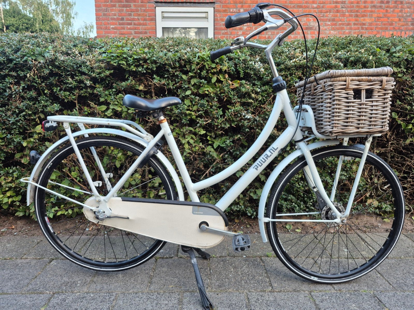 Gazelle Puur NL Damesfiets 28 inch, 3 versnellingen, Terugtraprem, Versnellingen, Ophalen of Verzenden, Gazelle