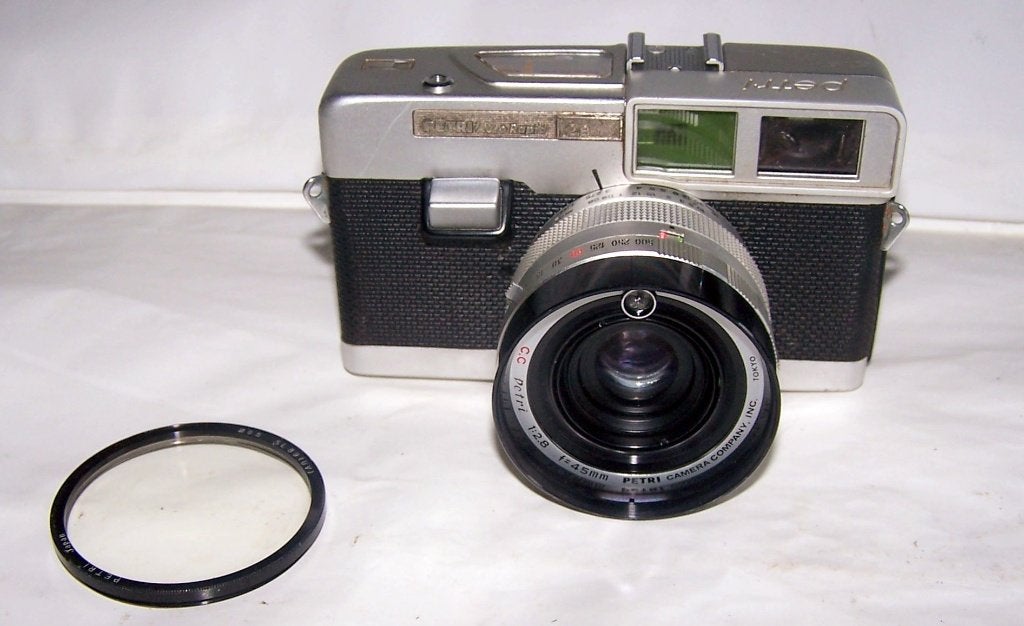 Zeldzame vintage Petri Color 35 Auto Rapid compactcamera., Ophalen of Verzenden, Zo goed als nieuw, Compact, Overige Merken