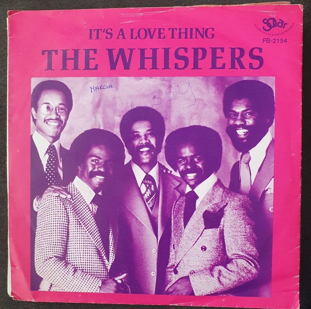 Whispers - It's A Love Thing, Gebruikt, Verzenden, 7 inch, Fotohoes