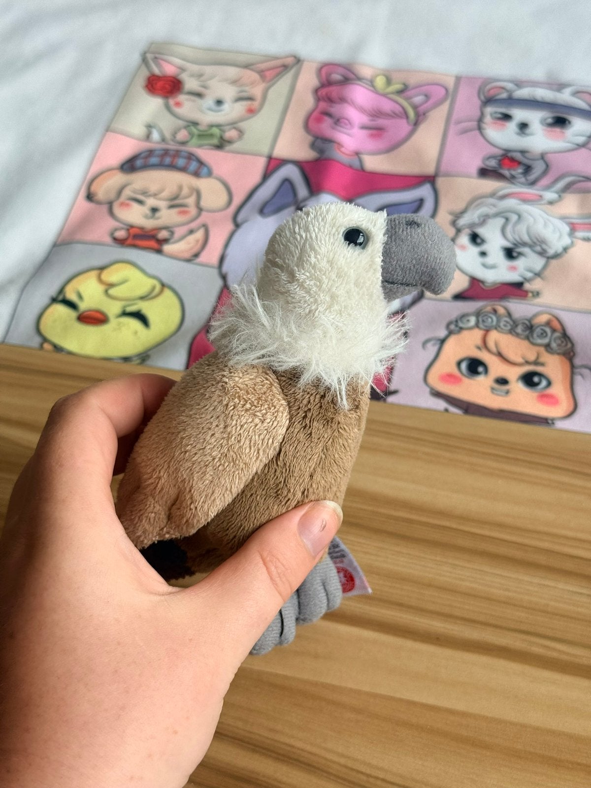 Schattige gier knuffel roofvogel artis, Ophalen of Verzenden, Zo goed als nieuw, Overige typen