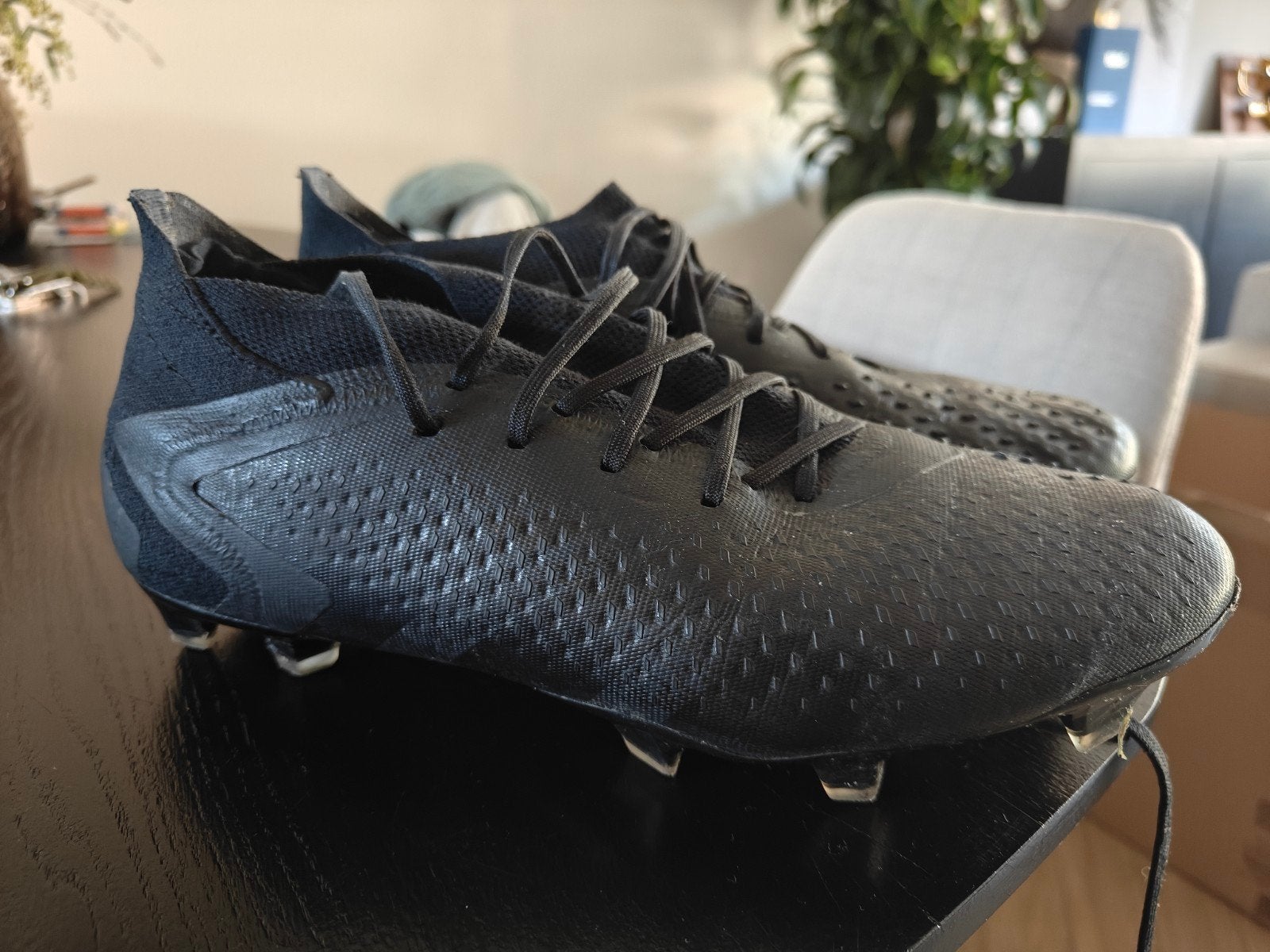 Adidas Predator Accuracy.1 Gras Voetbalschoenen Zwart, Maat XS of kleiner, Schoenen, Ophalen of Verzenden, Zo goed als nieuw