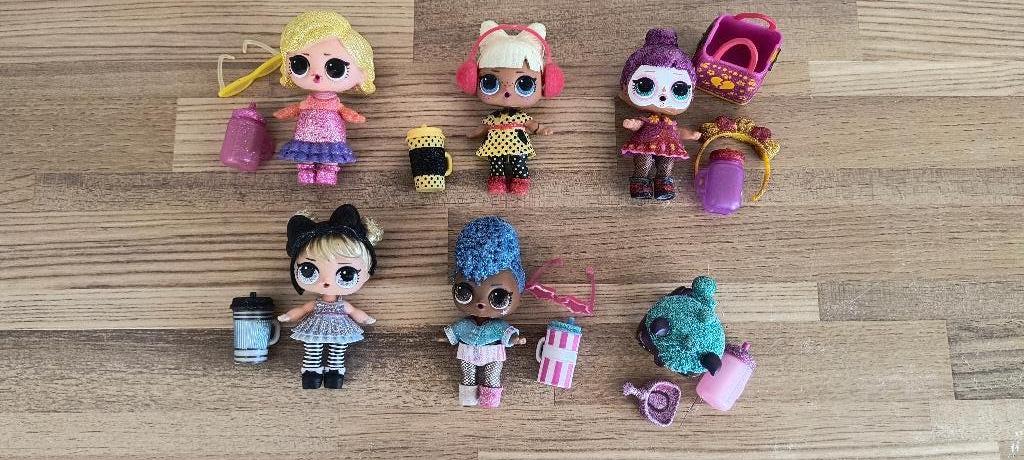 6 L.O.L. Surprise poppetjes met accessoires, Ophalen of Verzenden, Zo goed als nieuw, Overige typen