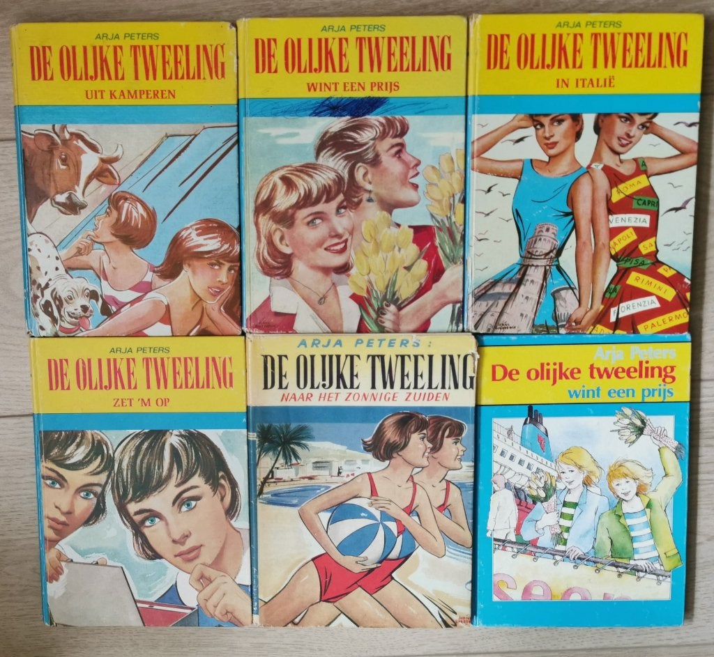 113.. arja peters ; 7 x de olijke tweeling, Boeken, Kinderboeken | Jeugd | 10 tot 12 jaar, Ophalen of Verzenden, Zo goed als nieuw