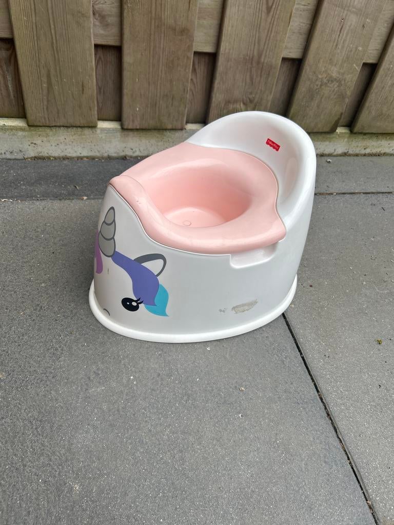Fisher-Price Eenhoorn Potje - Roze/Wit, Ophalen, Gebruikt