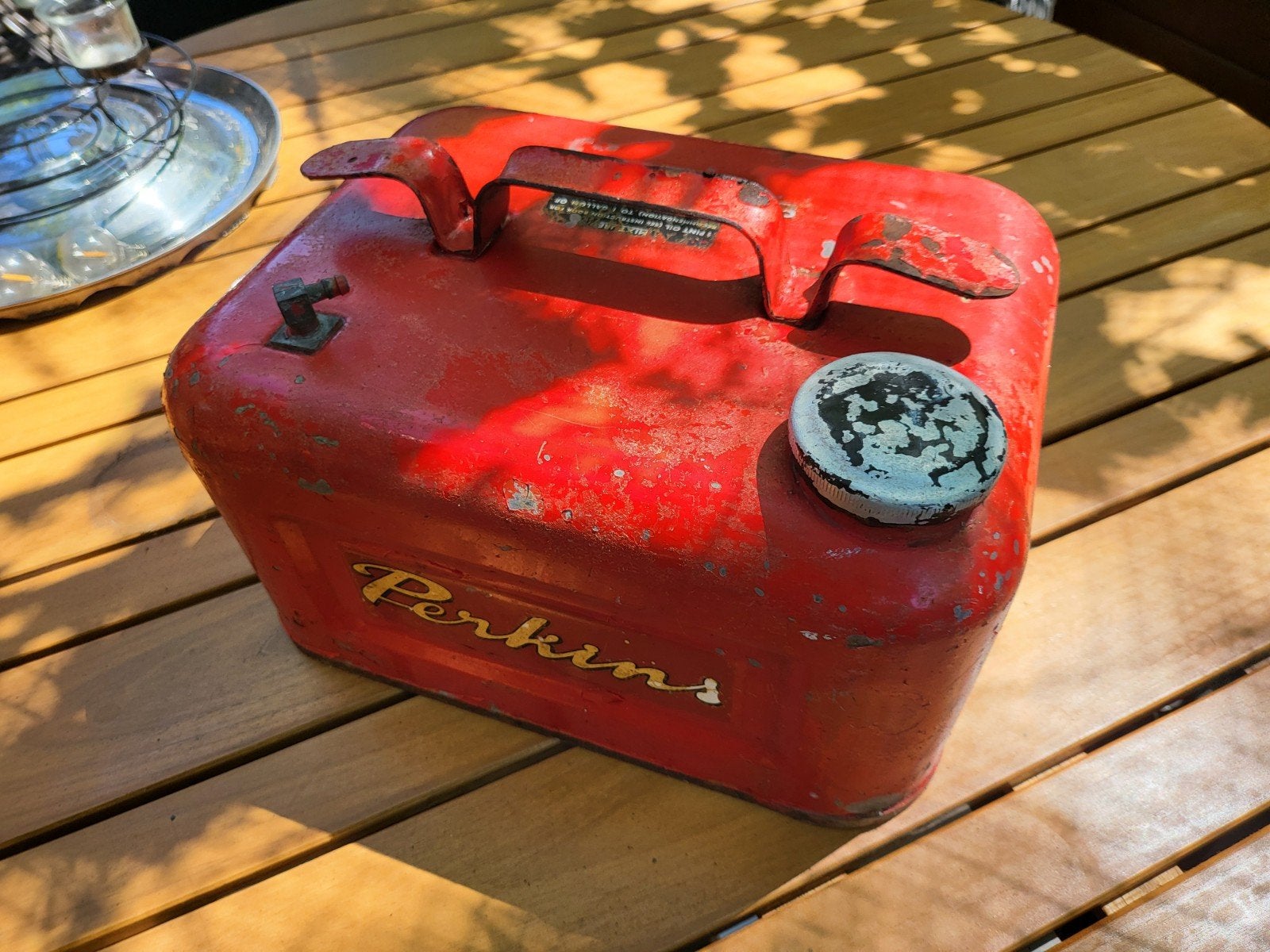 Vintage Perkins jerrycan 1959 - 1960, Ophalen, Nieuw