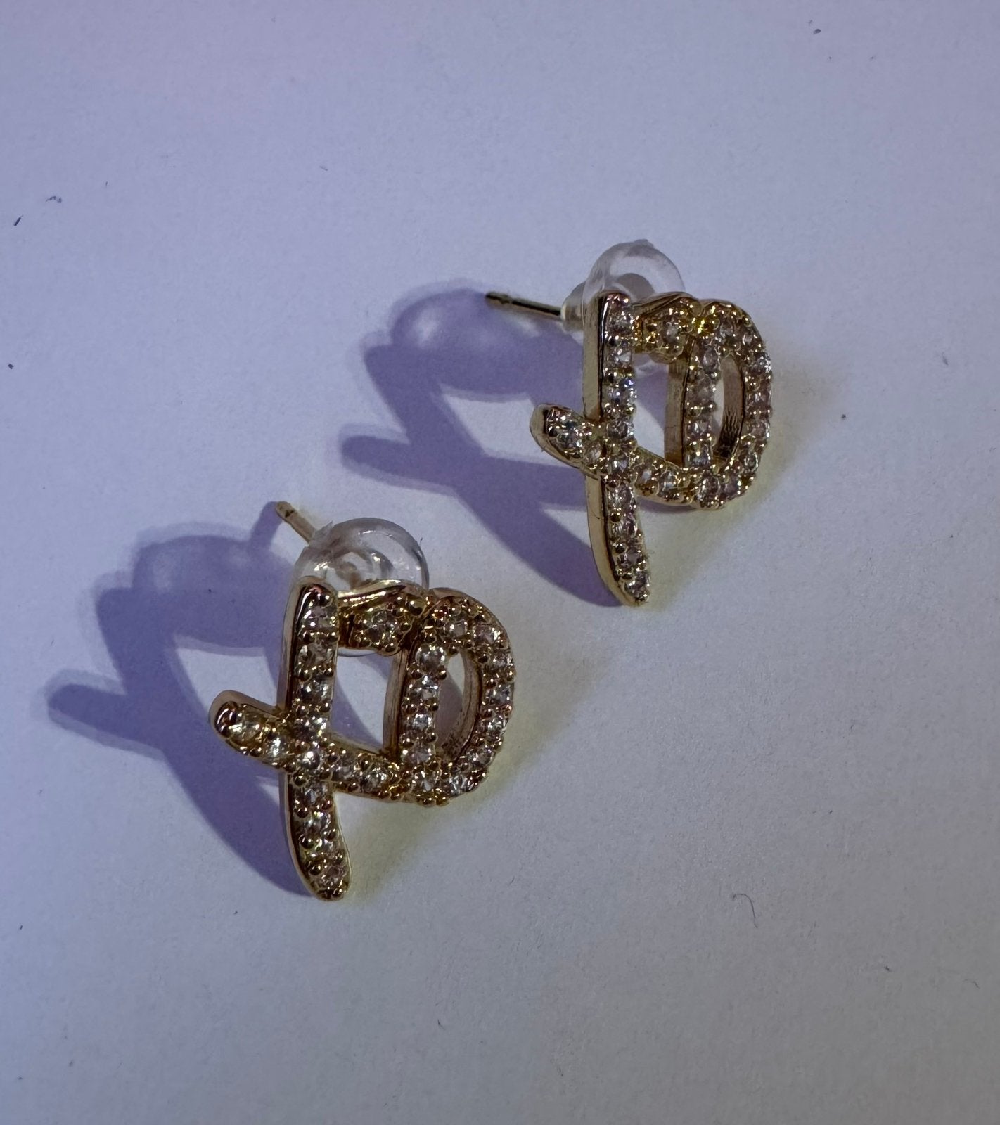 Goudkleurige XO TheWeeknd oorbellen, Ophalen of Verzenden, Zo goed als nieuw, Goud, Overige materialen