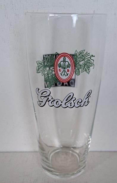 Grolsch Bierglas type Fluitje Nederlandse Filmdagen, Verzamelen, Biermerken, Ophalen of Verzenden, Nieuw, Glas of Glazen, Grolsch