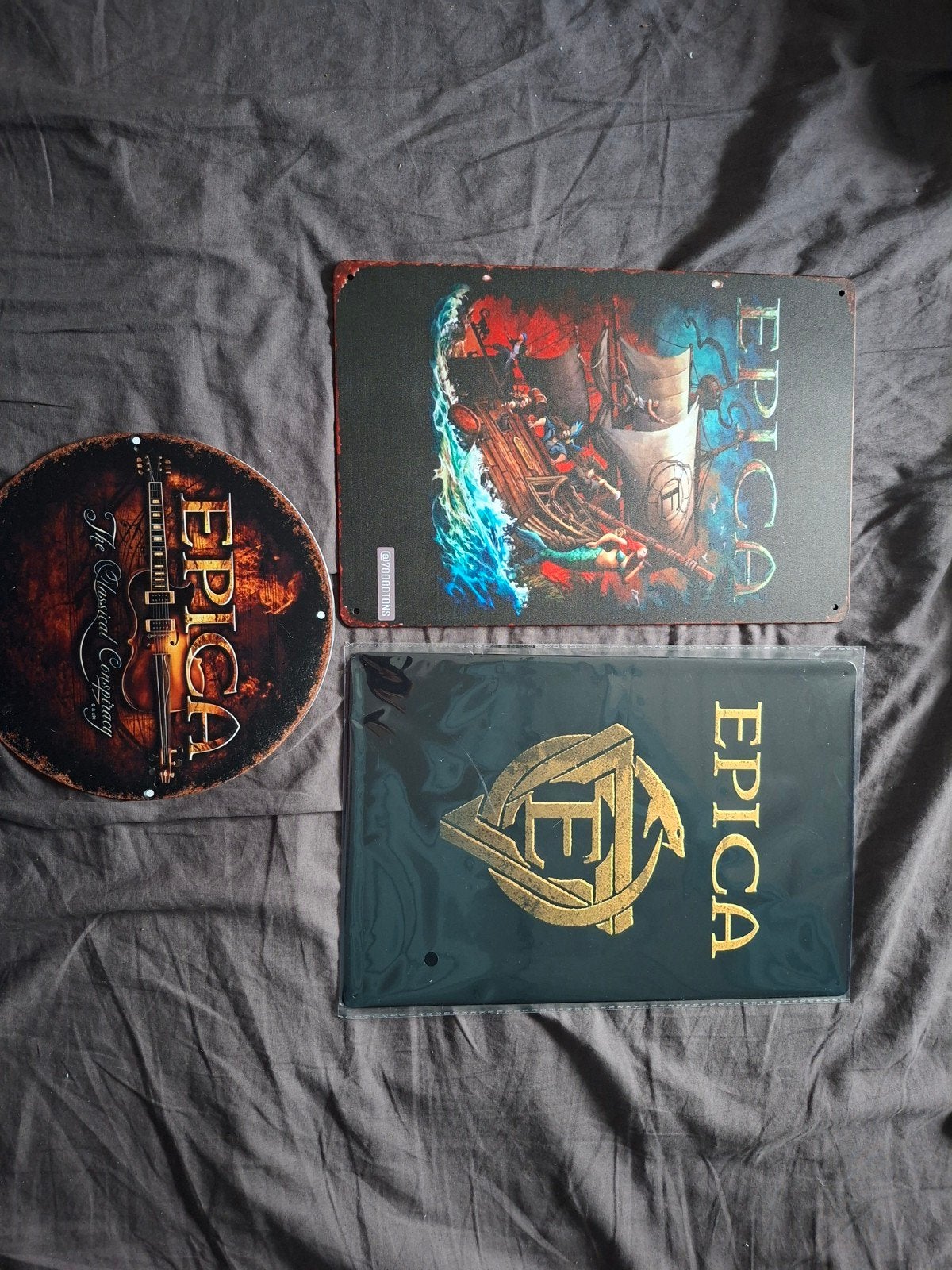 metal borden epica, Ophalen of Verzenden