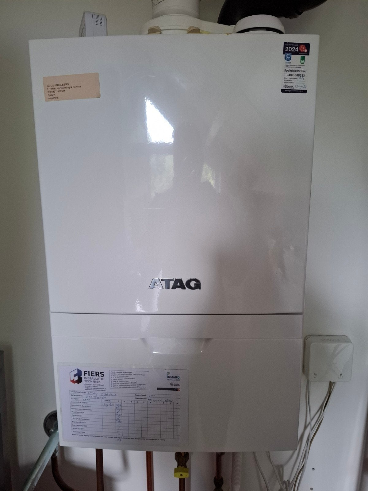 ATAG I36ECZ CV-ketel met Honeywell Home thermostaat, Doe-het-zelf en Verbouw, Verwarming en Radiatoren, Ophalen, Hoog rendement (Hr)