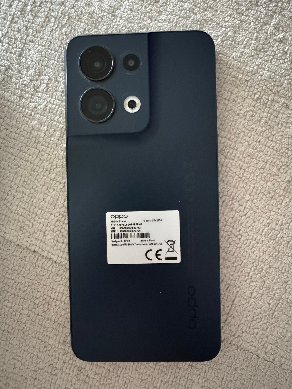 Oppo Reno 8T 5G - Zo goed als nieuw, Overige modellen, Ophalen of Verzenden, Zo goed als nieuw, Zonder simlock