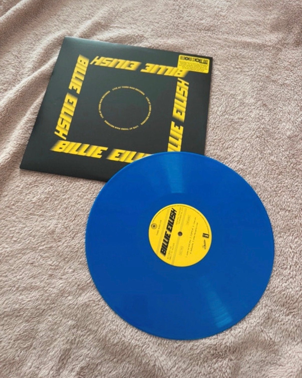 Billie Eilish - Live at Third Man Records (RSD 2020, Blauw V, LP, Pop, Colored vinyl, Ophalen of Verzenden