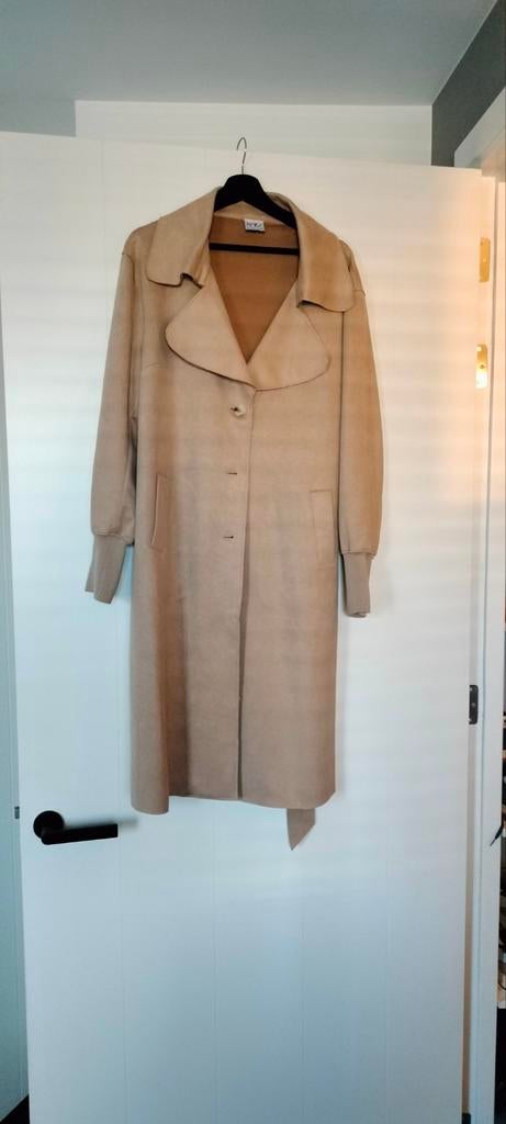MCZZ Trendz coat jas maat L, Kleding | Dames, Ophalen of Verzenden, Zo goed als nieuw, Maat 38/40 (M), Beige