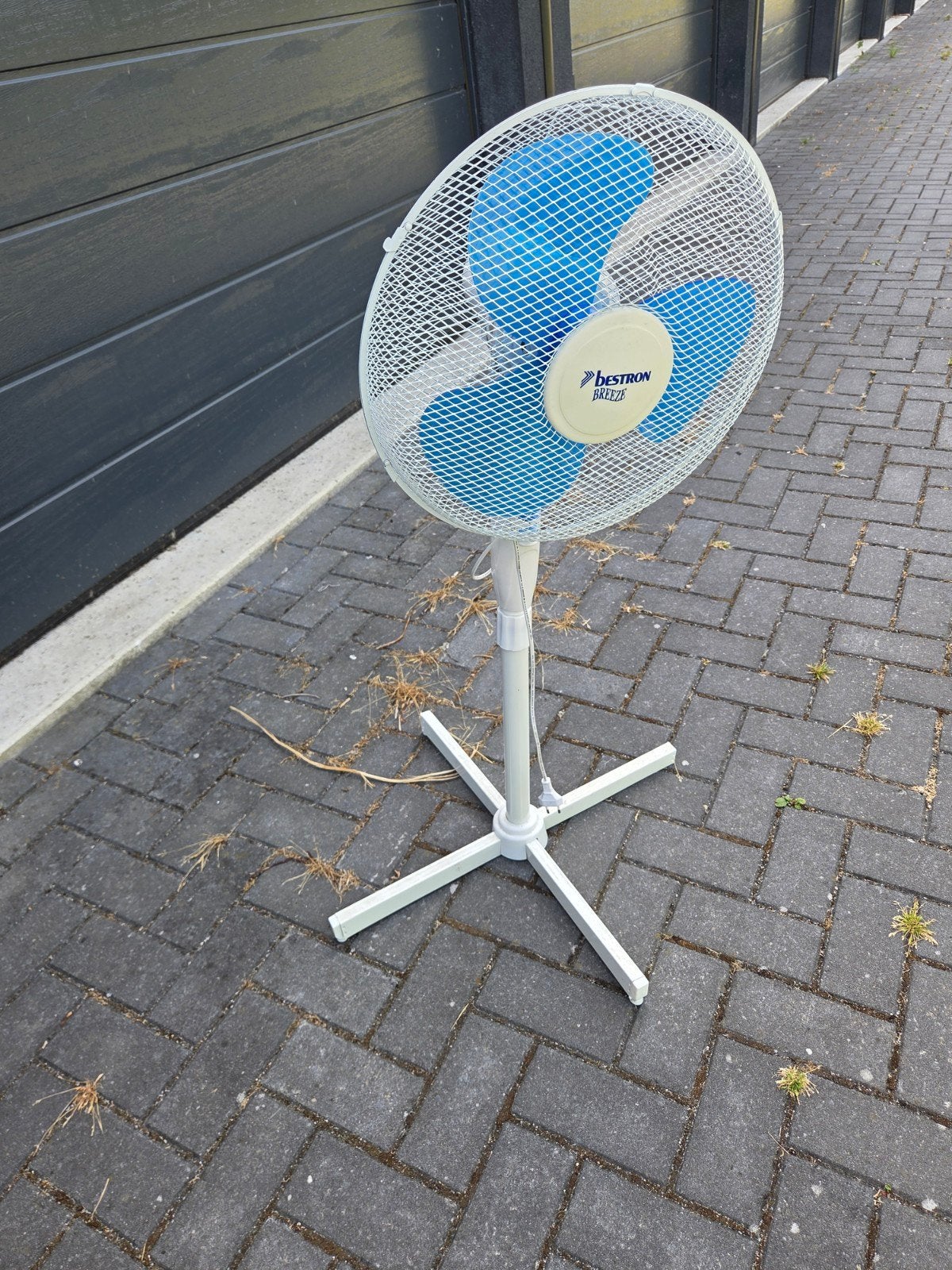 Bestron Breeze Statiefventilator - Wit/Blauw, Ophalen, Gebruikt, Statiefventilator
