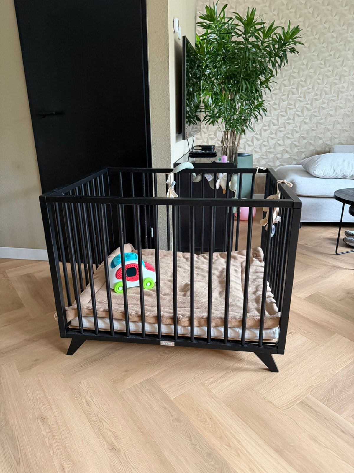 BOPITA BOX ZWART, Kinderen en Baby's, Boxen, Ophalen of Verzenden, Gebruikt, Vierkant
